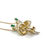 Thumbnail: Custom Dim Sum Knot Necklace in 14k with Emerald Baguettes