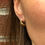 Thumbnail: Gold Woven Huggie Earring Stud Earrings in 18k Reycled Yellow Gold