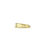 Thumbnail: Tapered Stacking Band Ring with Terrace Texture in 18k Yellow Gold