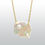 Thumbnail: Birth Mark Pearl Coin Necklace in 18kyg