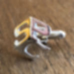 Bespoke Initials Cufflinks in Sterling Silver