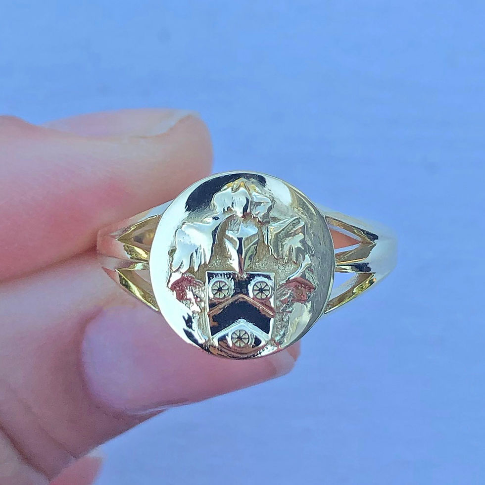 Thumbnail: Carter Custom Signet Ring with 3D Crest