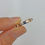 Thumbnail: Sapphire and Diamond Heirloom Redesign Band Ring in 18k Recycled Rose Gold