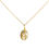 Thumbnail: Rutilated Quartz Ribbon Pendant in 18k Recycled Yellow Gold