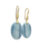 Thumbnail: Blue Opal Dancing Earrings in 18kyg