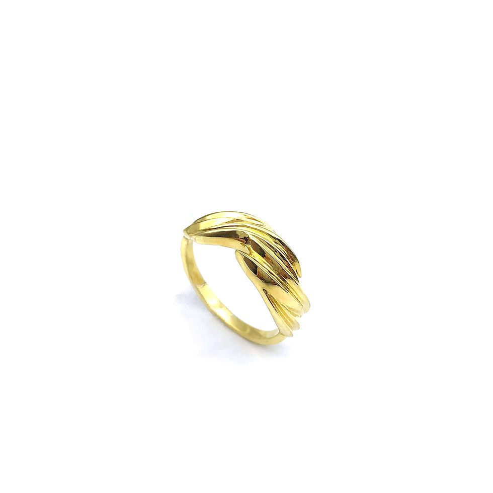 Thumbnail: Flame Ring in 18k Recycled Yellow Gold