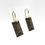 Thumbnail: Fordite Earrings in 18k Recycled Yellow Gold, Detroit Agate, Motor City Agate Earrings