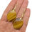 Thumbnail: Tigers Eye Dancing Earrings in 18kyg