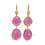 Thumbnail: Rubellite Tourmaline Azores Cascade Earring | 18k Yellow Gold