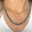 Thumbnail: Blue Australian Opal Candy Necklace | 18k