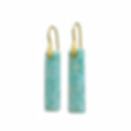 Larimar Drop Earrings in 18k Recycled Yellow Gold