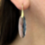 Rock Crystal Drop Earrings in 18k Recycled Yellow Gold