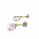 Thumbnail: Pearl Stud Drop Earrings | 18k Yellow Gold