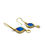 Thumbnail: Azores Collection Opal and Meteorite Flip Earrings in 18k Yellow Gold
