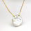 Thumbnail: Pearl Coin Necklace in 18k Recycled Yellow Gold