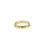 Thumbnail: Textured Wedding Band Ring in 18k Yellow Gold, 5mm and 3mm Width