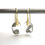 Thumbnail: Quartz with Pyrite Earrings in 18k Recycled Yellow Gold
