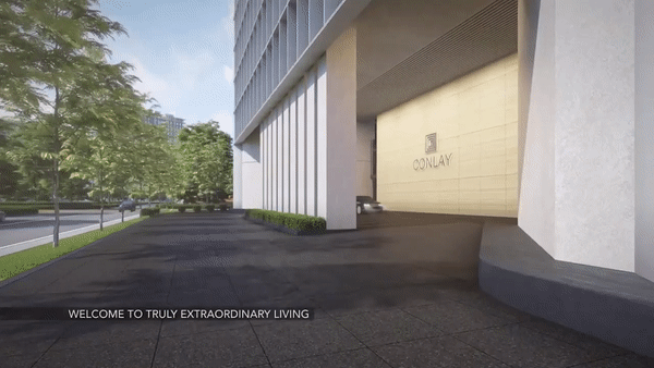 The Conlay Dropoff Entrance