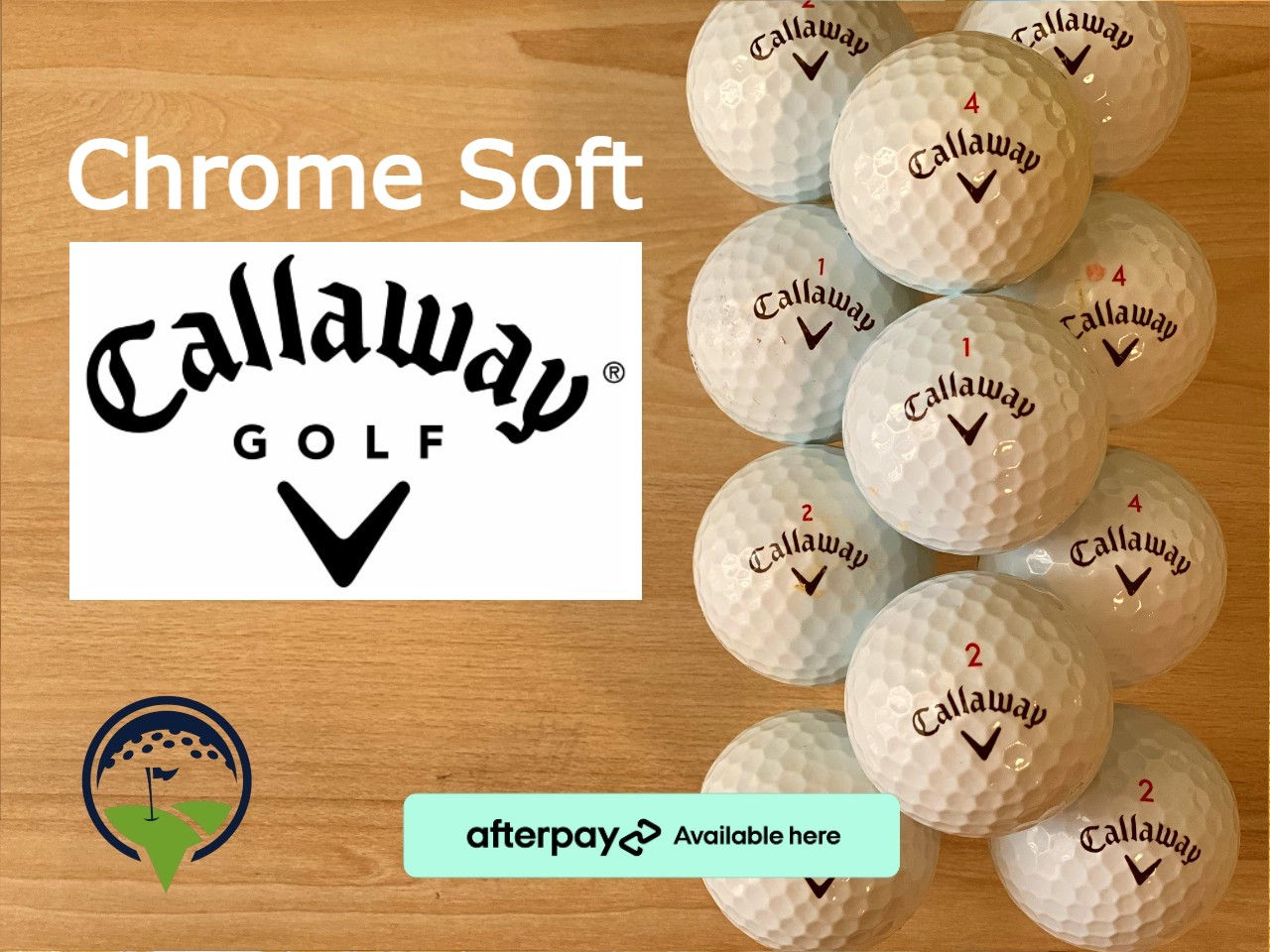 Callaway White Chrome Soft cheap discount golf ball sale value
