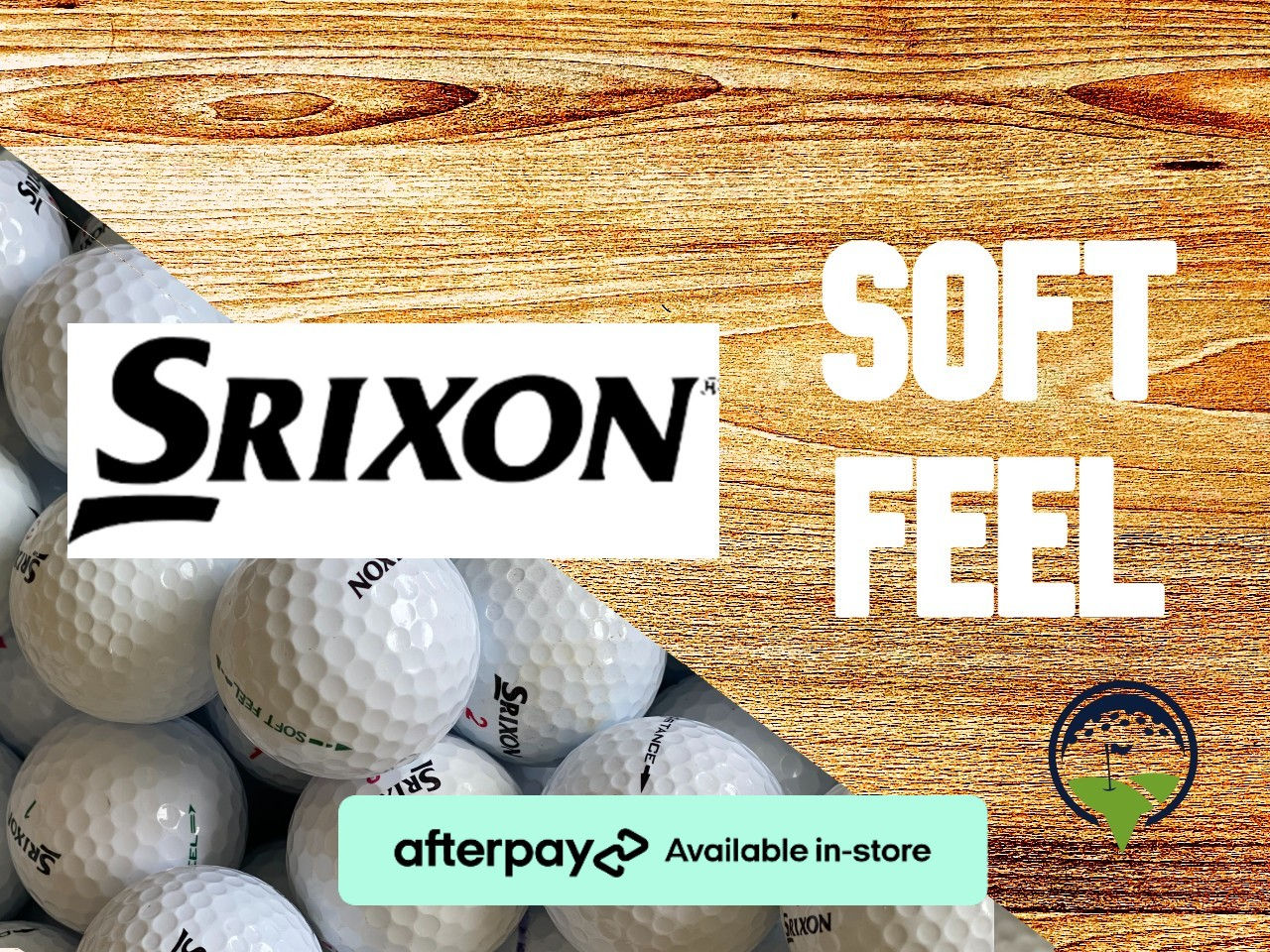 white Srixon soft feel cheap discount golf balls