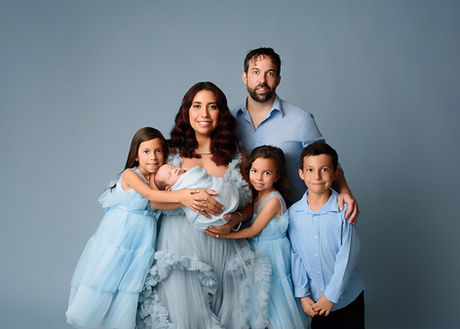 Newborn baby photography portrait.