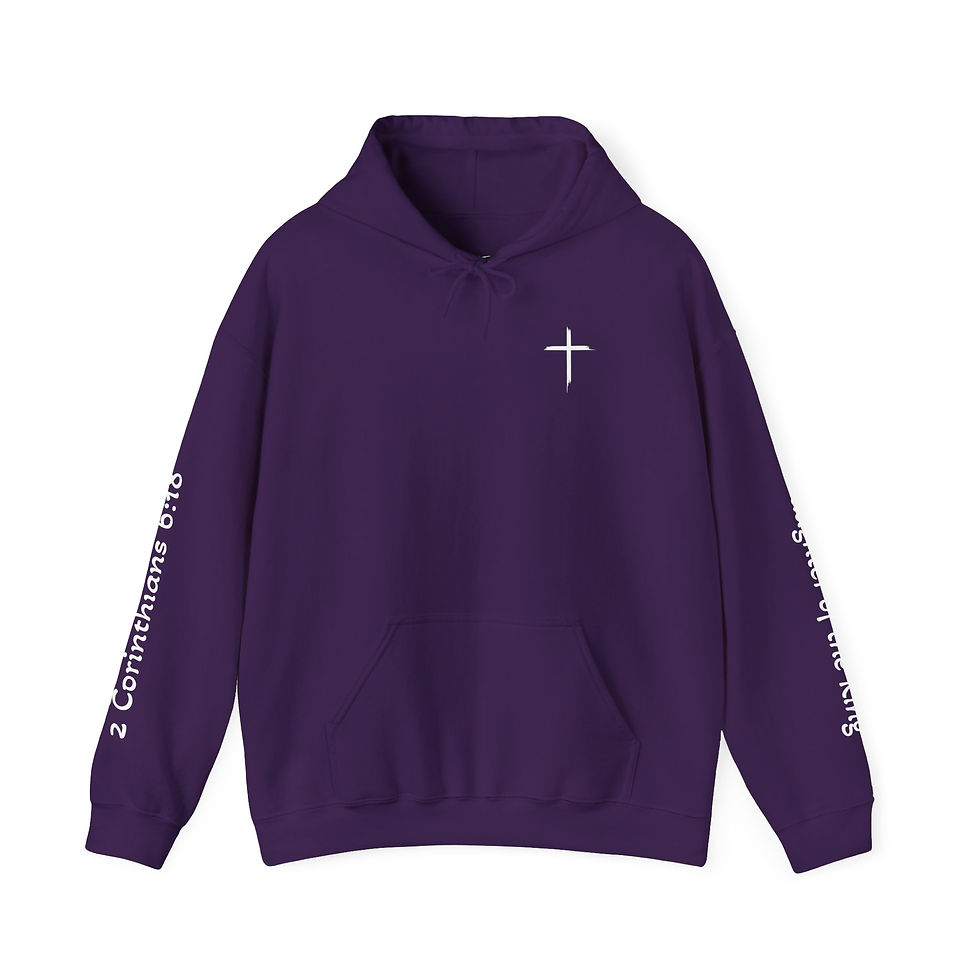 Thumbnail: Daughter of the King Hoodie — 2 Corinthians 6:18