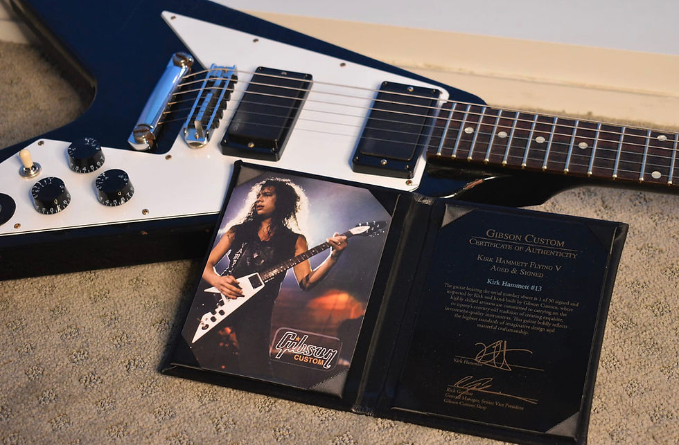 Thumbnail: 2012 Gibson Custom Shop Kirk Hammett Flying V