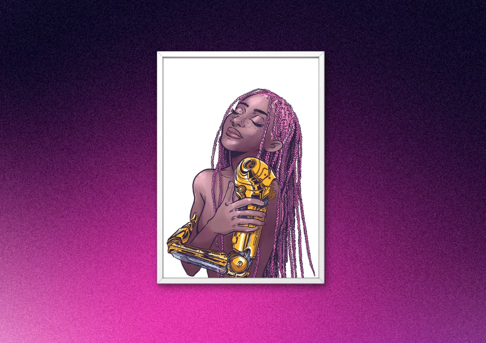 Dark Pink – Art Print – Sade