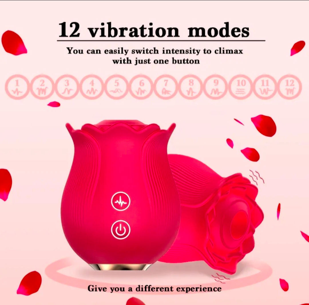 Rose Sucking Vibrator