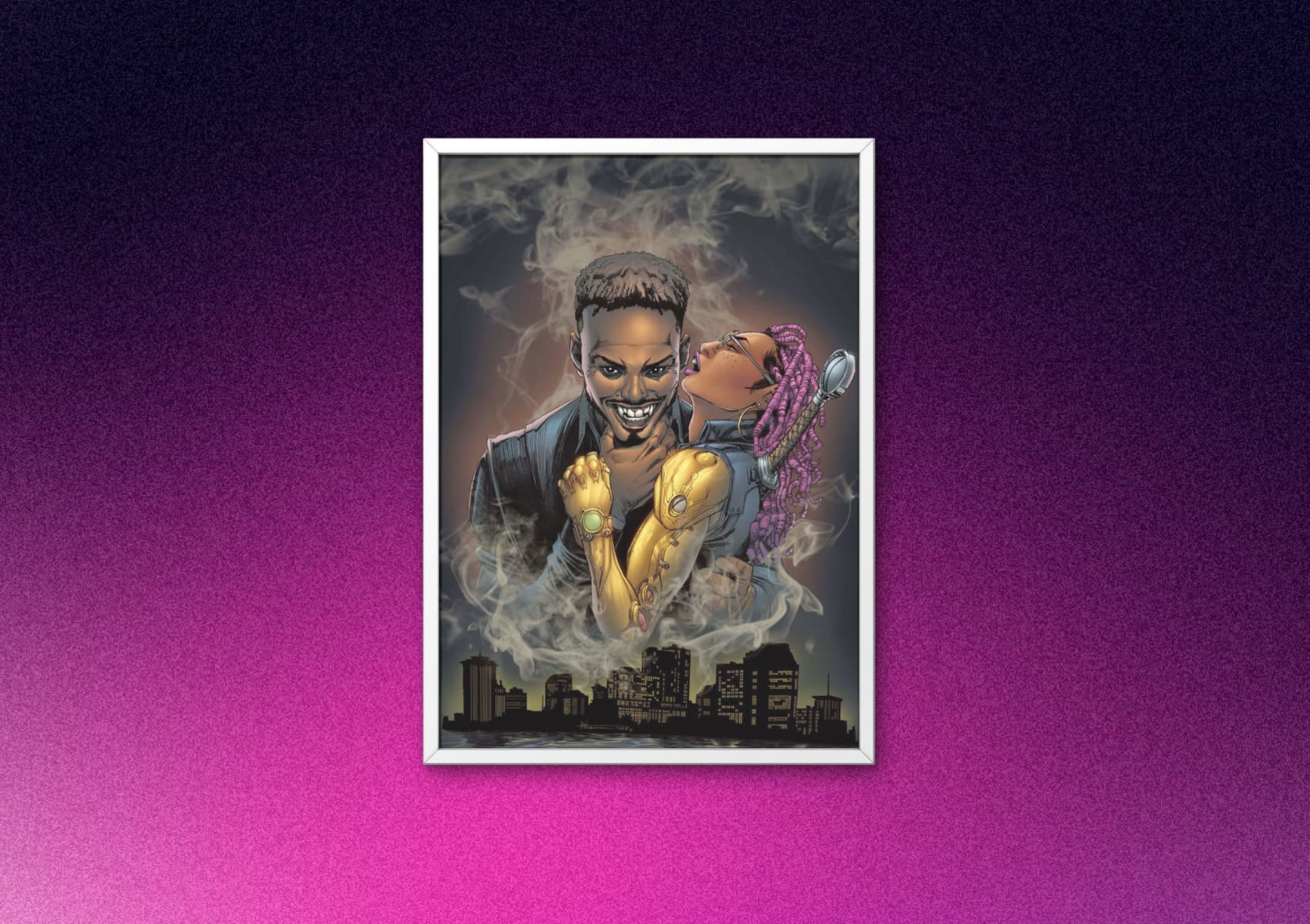 Dark Pink – Art Print- Vampire in NOLA