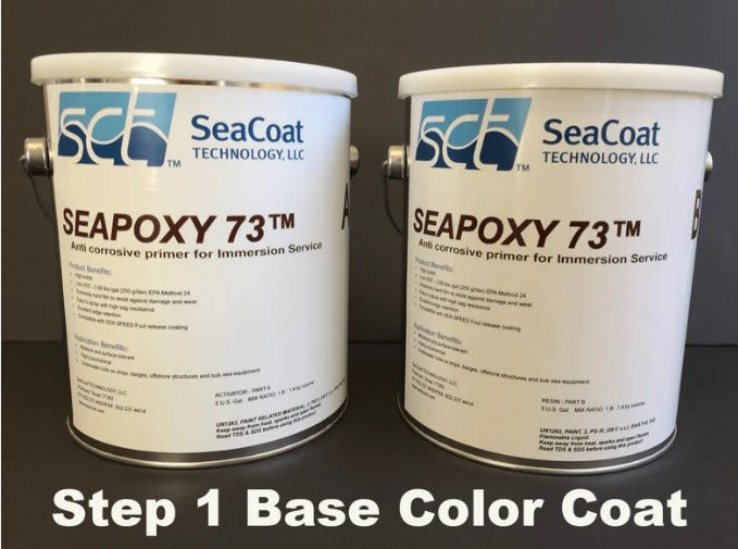 Step 1: Base Color Coat Seapoxy 73® - Two Gallon Kit - Base Coat