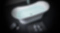 Bath tub filled with water from a top view