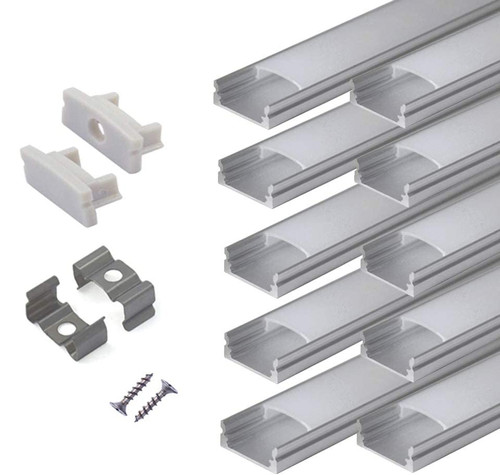 6.6ft/ 2Meter U Shape LED Aluminum Channel System | Dyconnfaucet