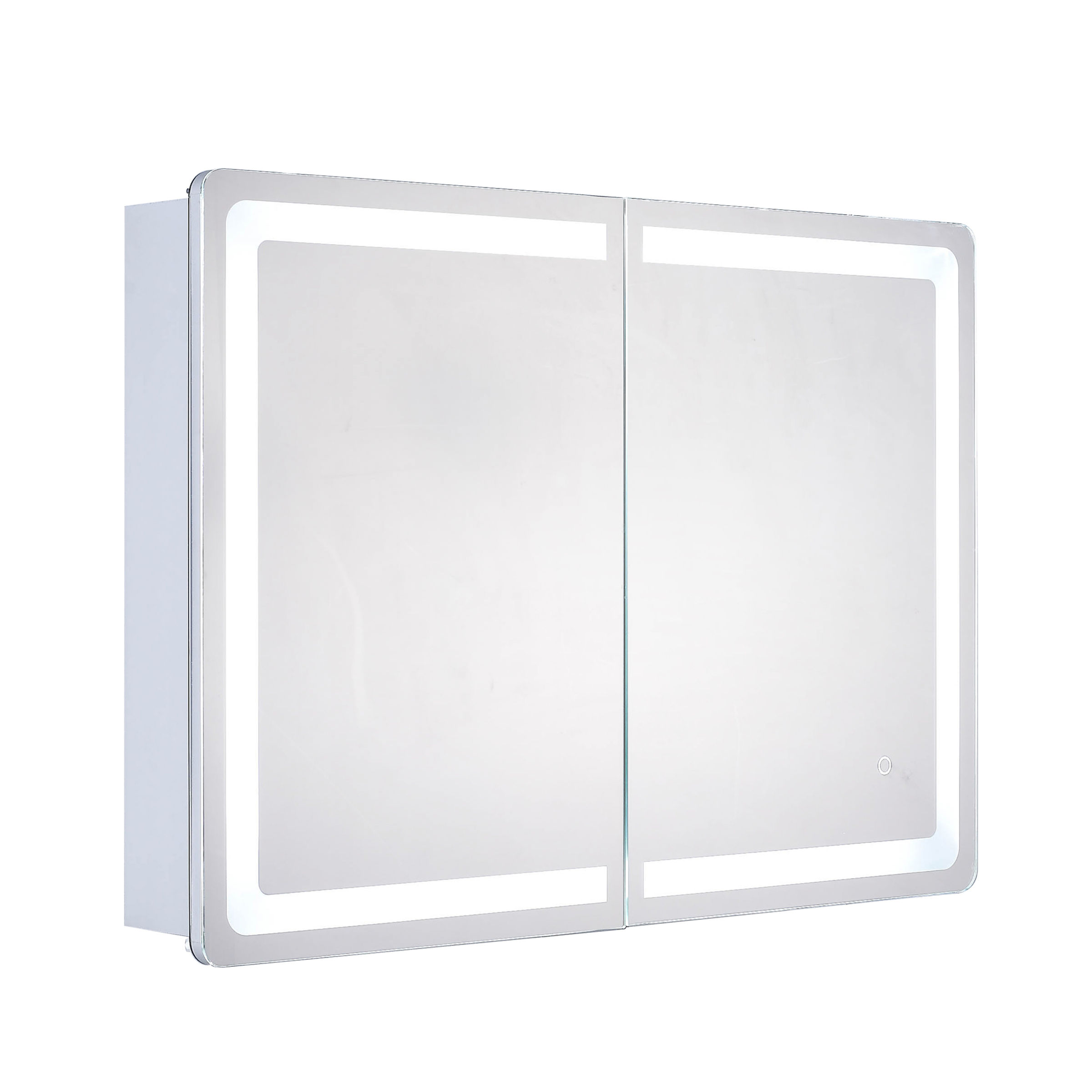 Egret Tri-Color LED Dual Door Cabinet Mirror with Touch 34" x 24"