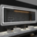 Thumbnail: Tempered Glass Edison M13 Series Tri-Color LED Bathroom Vanity Mirror