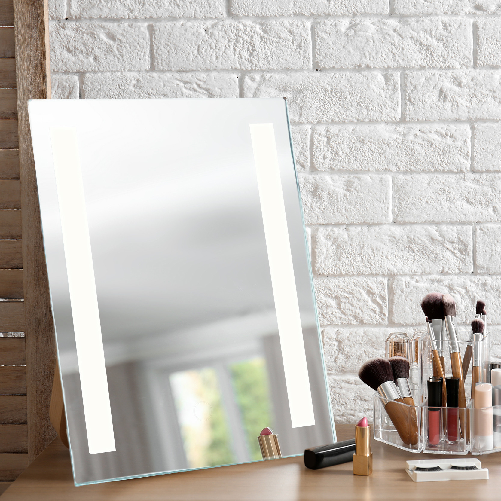 Catella M09 Series LED Two Strip Make up Mirror