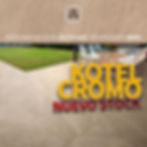 Aviso de llegada de nuevo stock de porcelanato 60x60 cm Kotel Cromo