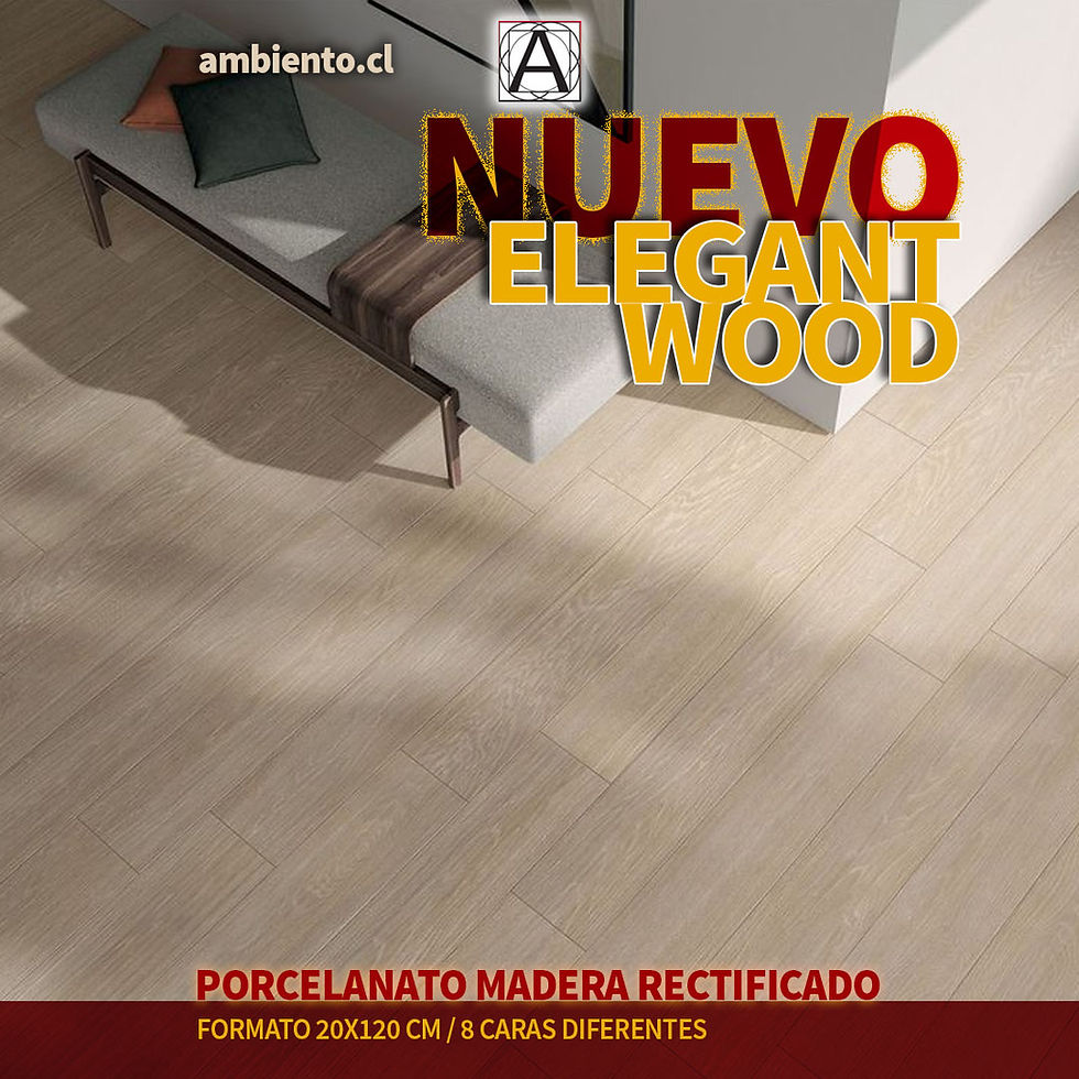 Aviso de Nuevo de PORCELANATO 20x120 CM ELEGANT WOOD