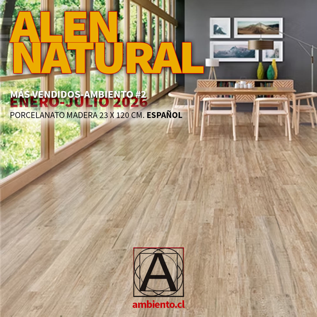 Aviso producto mas vendido porcelanato 20x120 cm tipo madera español decapado Alen Natural