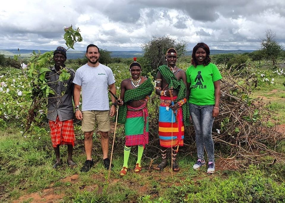 Baotree founder, Dimitri Syrris, with Baotree participants