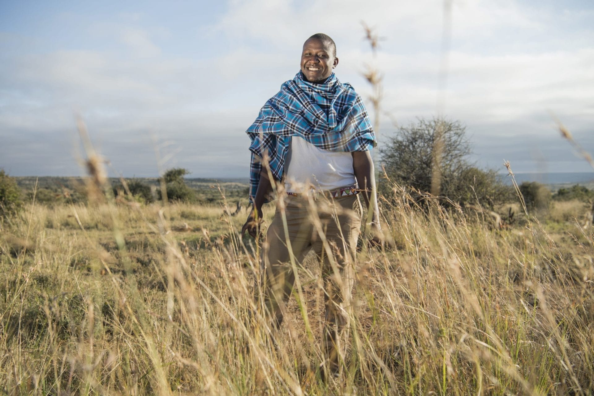 Symon Masiaine, Twiga Walinzi conservation Coordinator. © Ami Vitali.