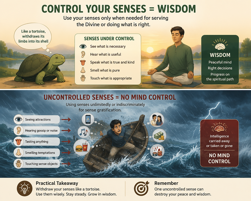 senses and mind control