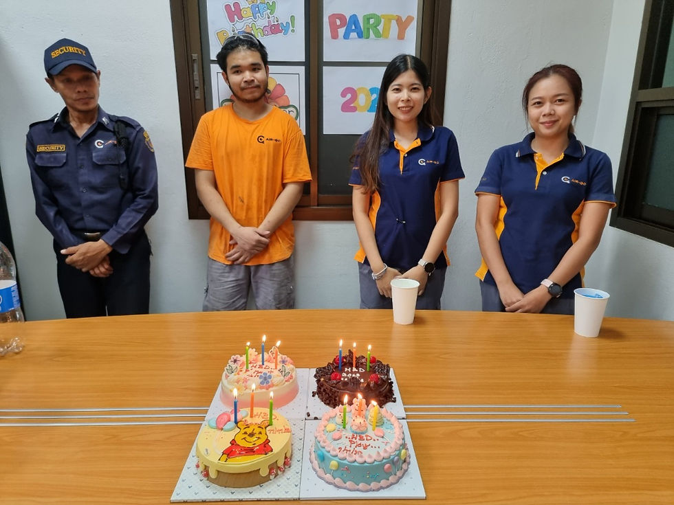 AIR-QC Birthday party for staffs
