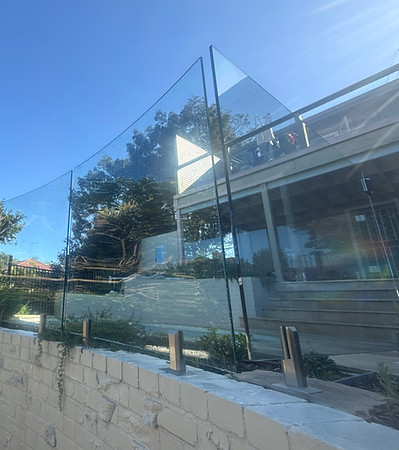 frameless curved glass Horsley Park