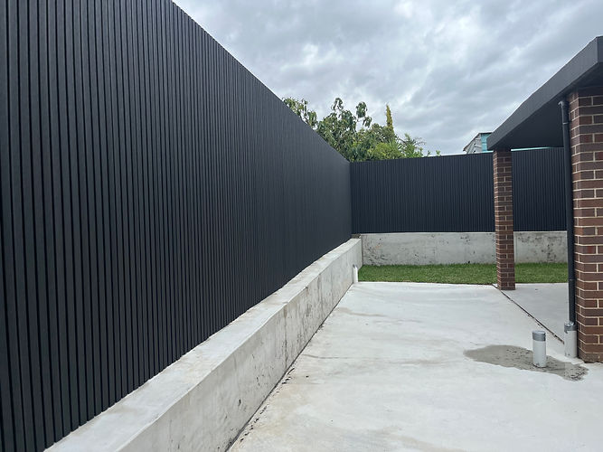 WPC cladding fencing completed in Oran Park
