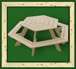 4 Foot Hex Table
