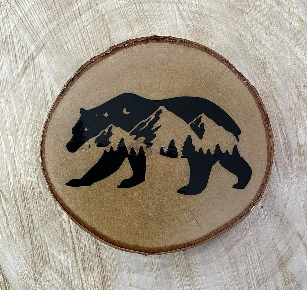 Bear and Nature Coaster