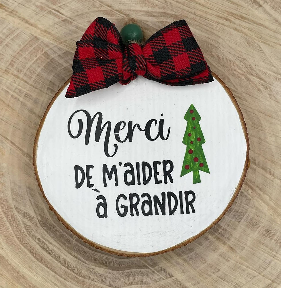 Merci de m'aider à grandir