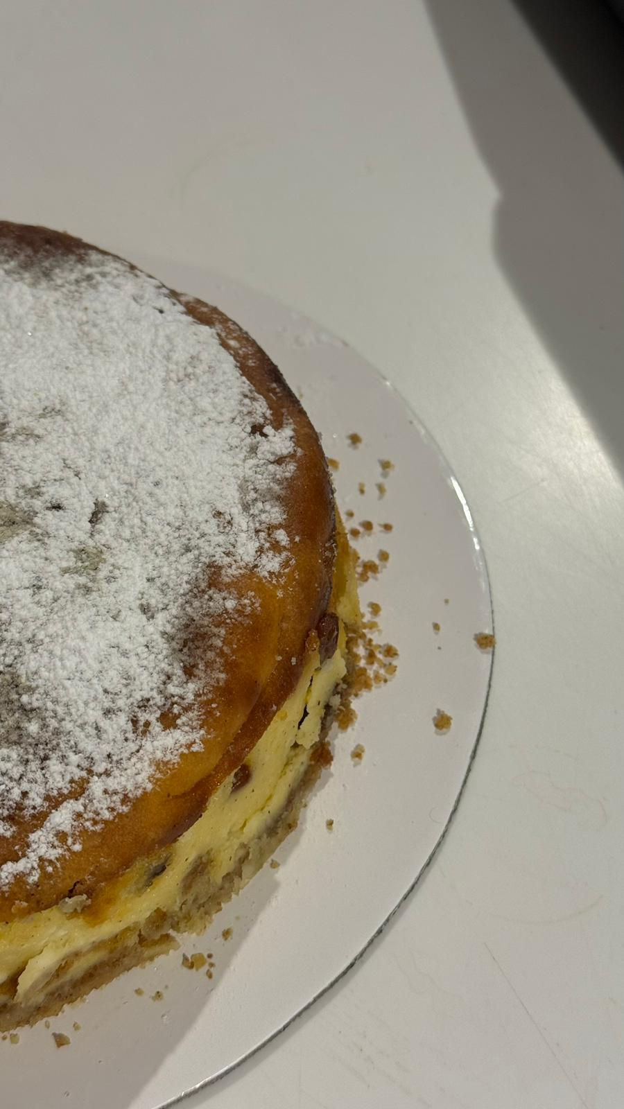 Miniatură: Cheesecake cu stafide