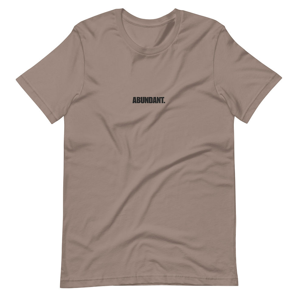 Thumbnail: the ABUNDANT tee.